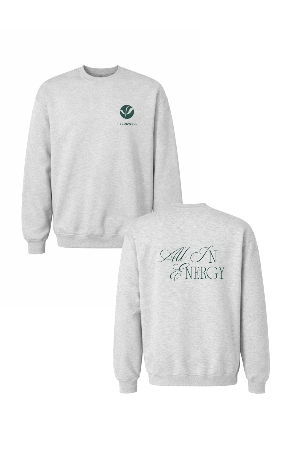 All In Energy Crewneck - Gray
